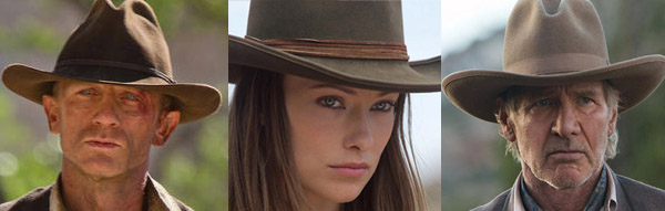 Cowboys & Aliens - Daniel Craig - Olivia Wilde - Harrison Ford